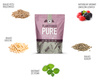 Białko wegańskie Plantforce PURE - owoce leśne (800 g)